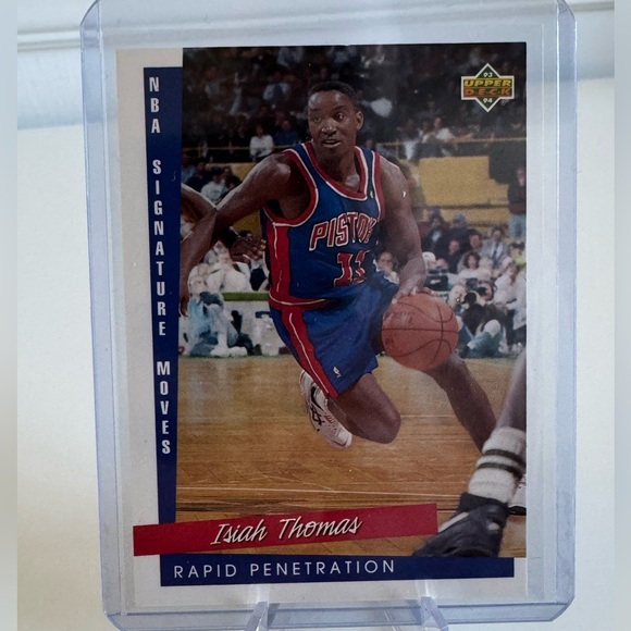 1993 Isiah Thomas Upper Deck Basketball Card - Picture 1 of 2